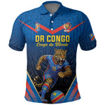 Custom World Football 2026 DR Congo Polo Shirt Les Leopards Coupe du Monde Glory