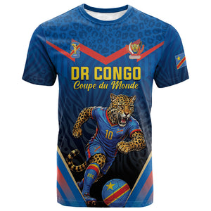 Custom World Football 2026 DR Congo T shirt Les Leopards Coupe du Monde Glory