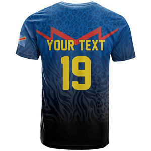 Custom World Football 2026 DR Congo T shirt Les Leopards Coupe du Monde Glory