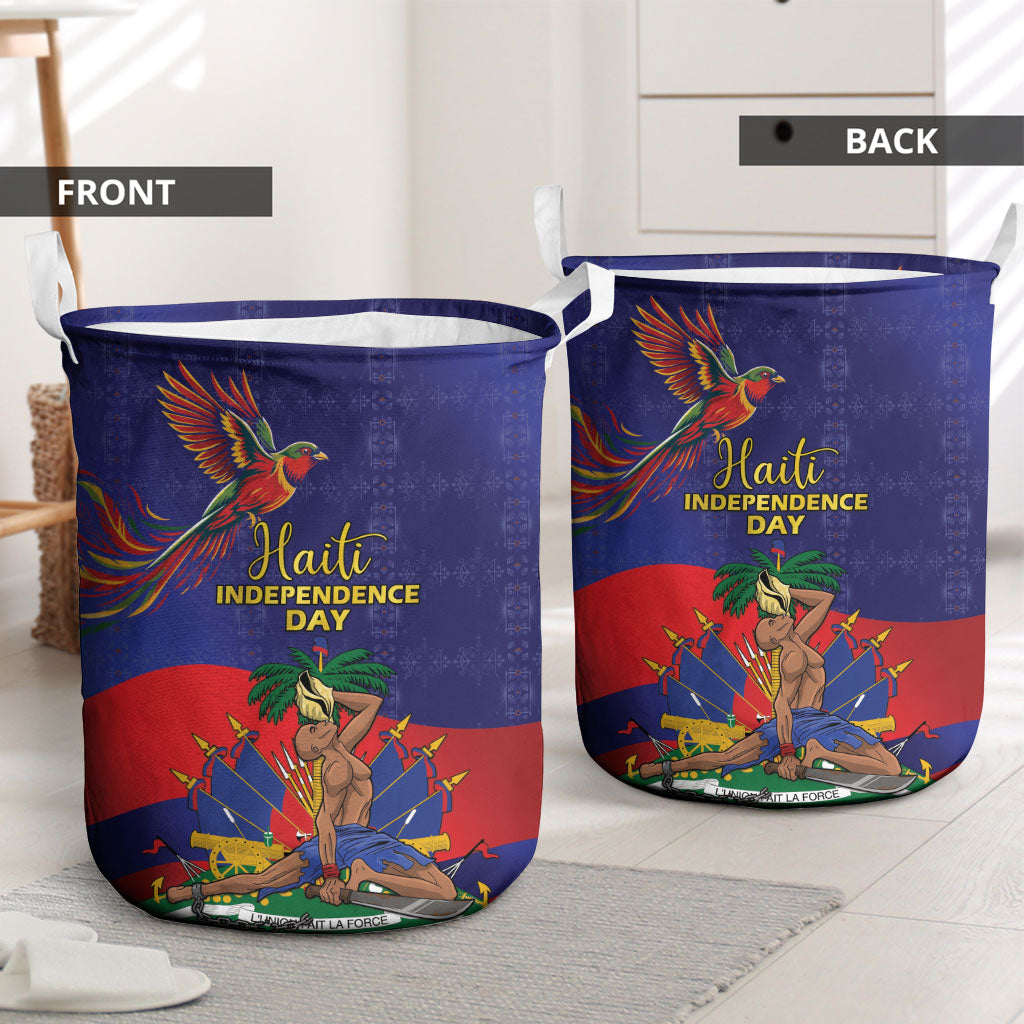 Haiti Independence Day Laundry Basket Ayiti Freedom Heritage