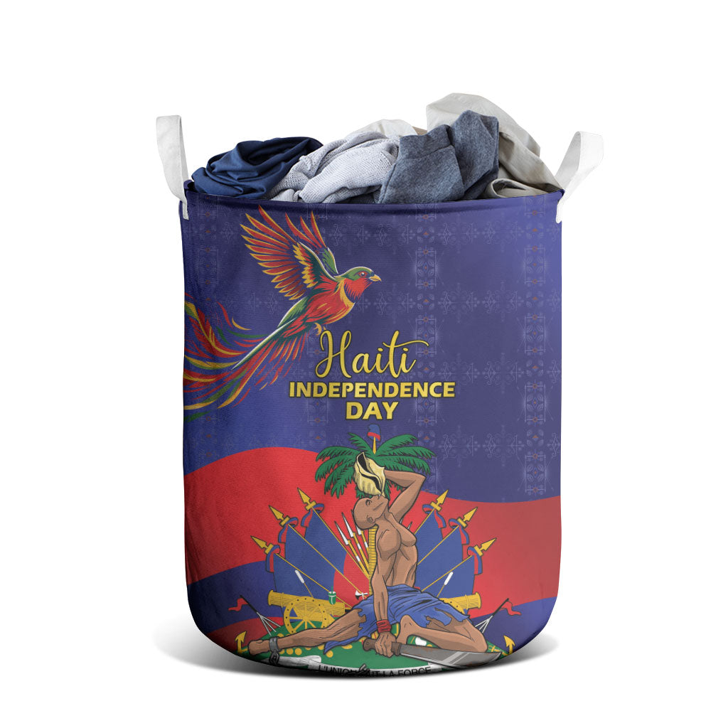 Haiti Independence Day Laundry Basket Ayiti Freedom Heritage