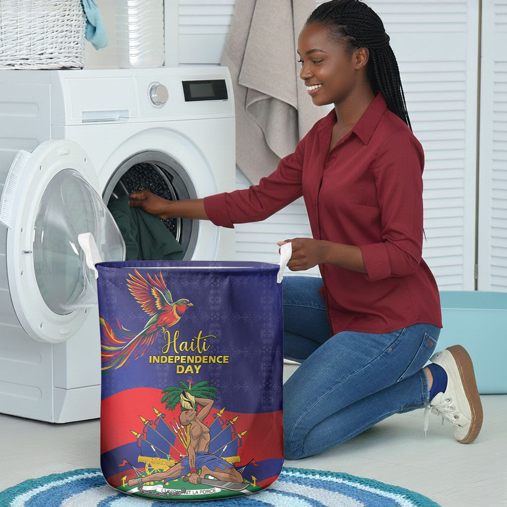 Haiti Independence Day Laundry Basket Ayiti Freedom Heritage