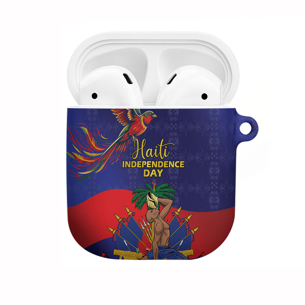Haiti Independence Day AirPods Case Ayiti Freedom Heritage