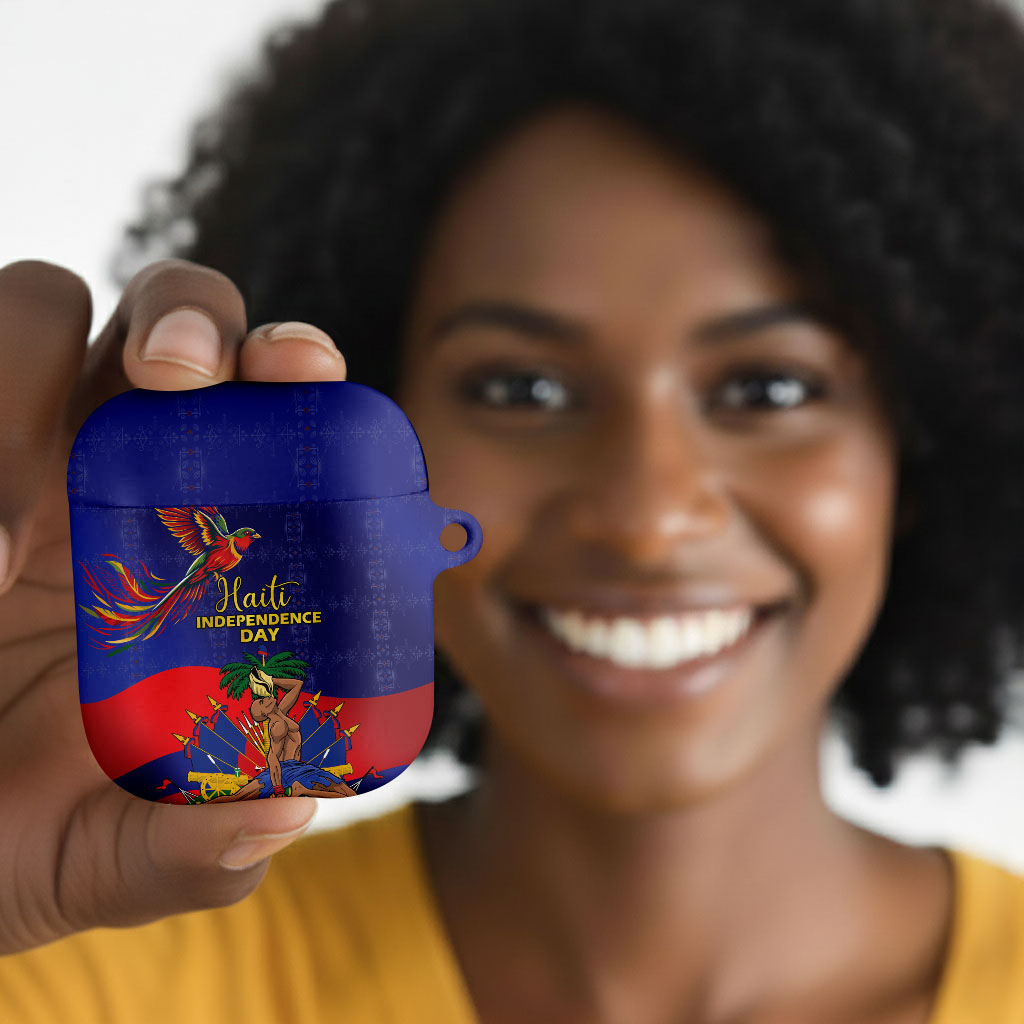 Haiti Independence Day AirPods Case Ayiti Freedom Heritage