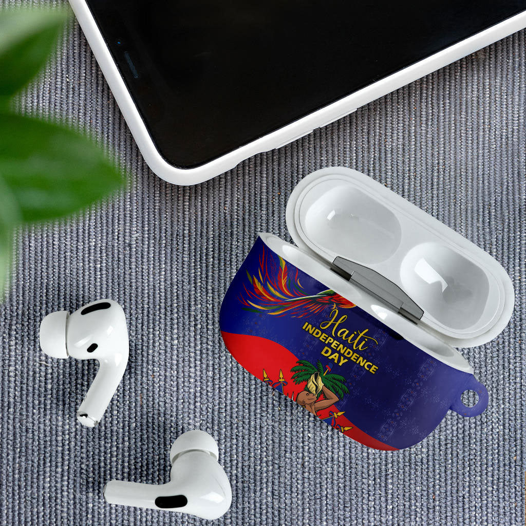 Haiti Independence Day AirPods Case Ayiti Freedom Heritage