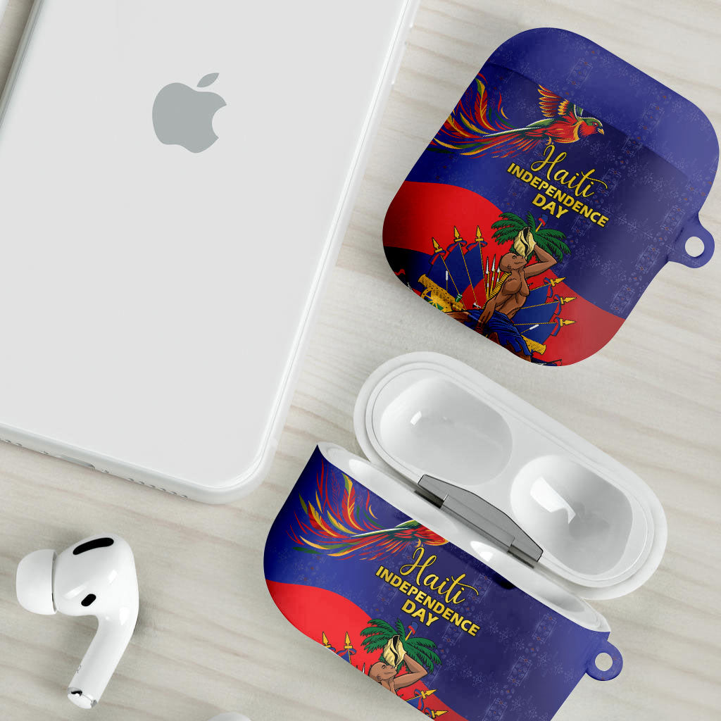Haiti Independence Day AirPods Case Ayiti Freedom Heritage