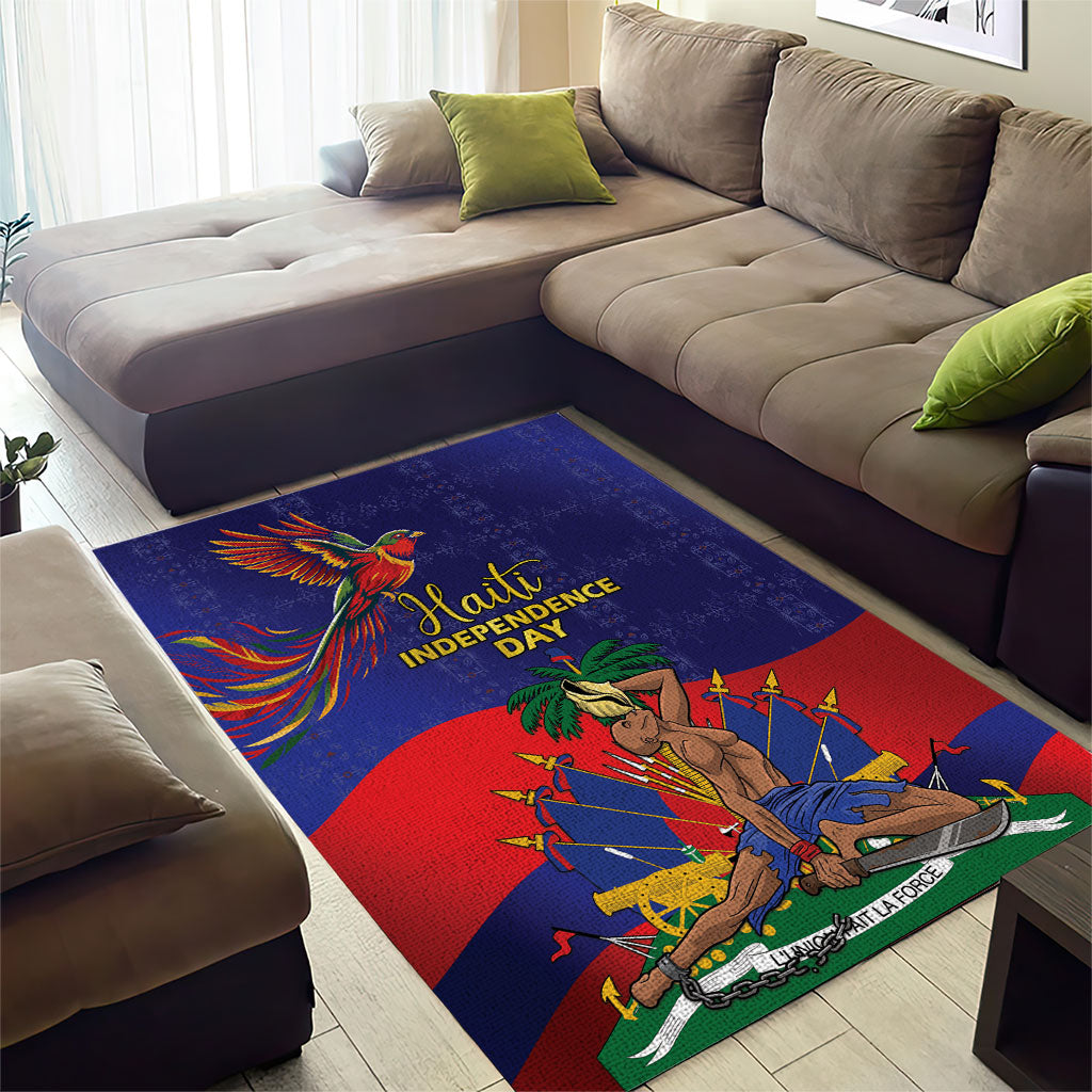 Haiti Independence Day Area Rug Ayiti Freedom Heritage