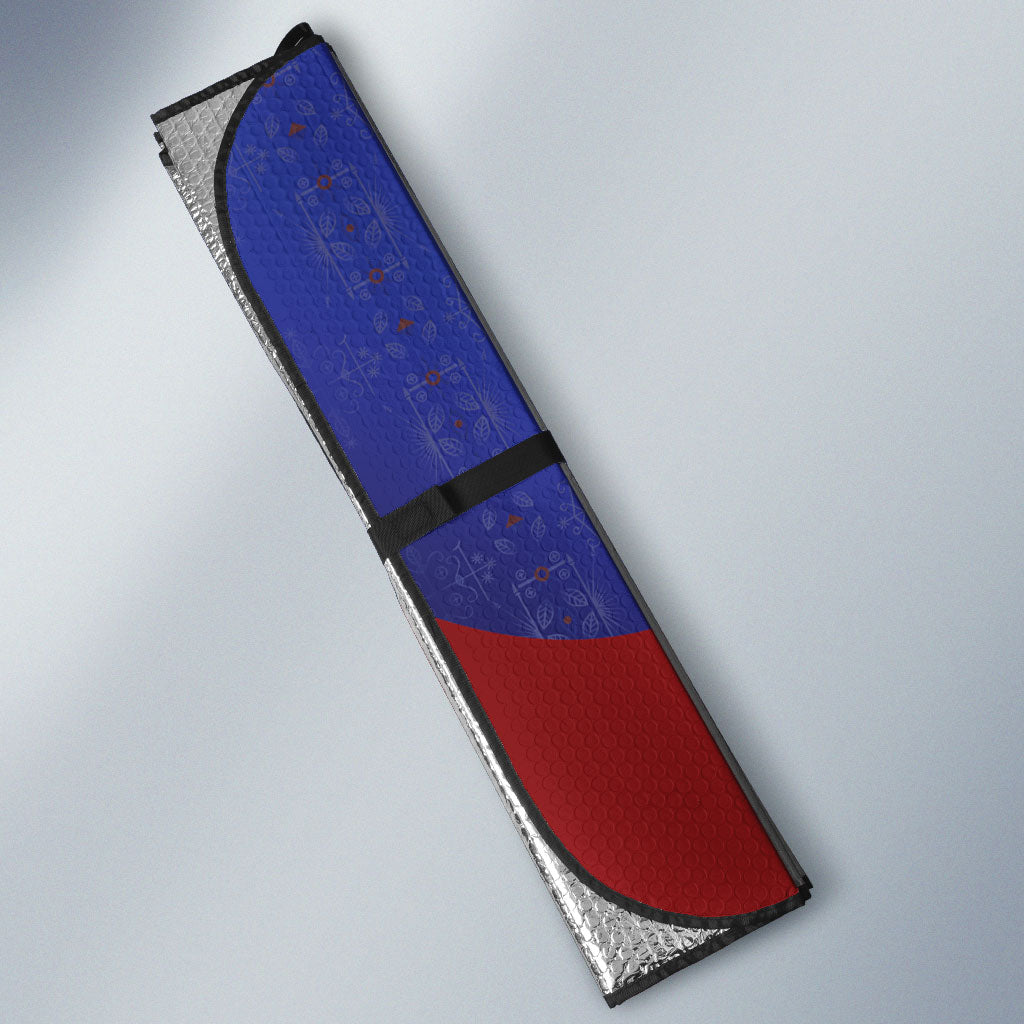 Haiti Independence Day Auto Sun Shade Ayiti Freedom Heritage