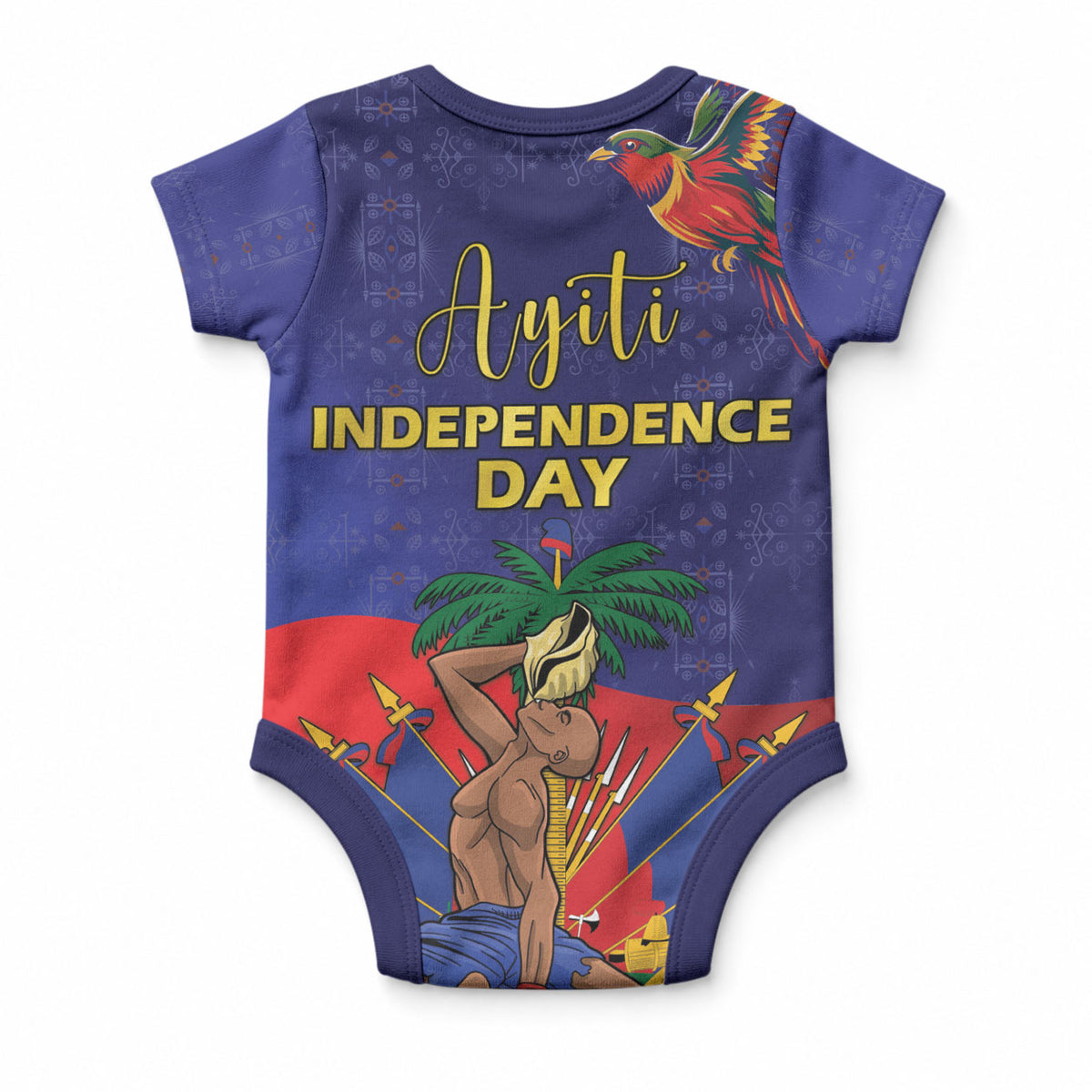Haiti Independence Day Baby Onesie Ayiti Freedom Heritage