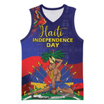 Haiti Independence Day Basketball Jersey Ayiti Freedom Heritage