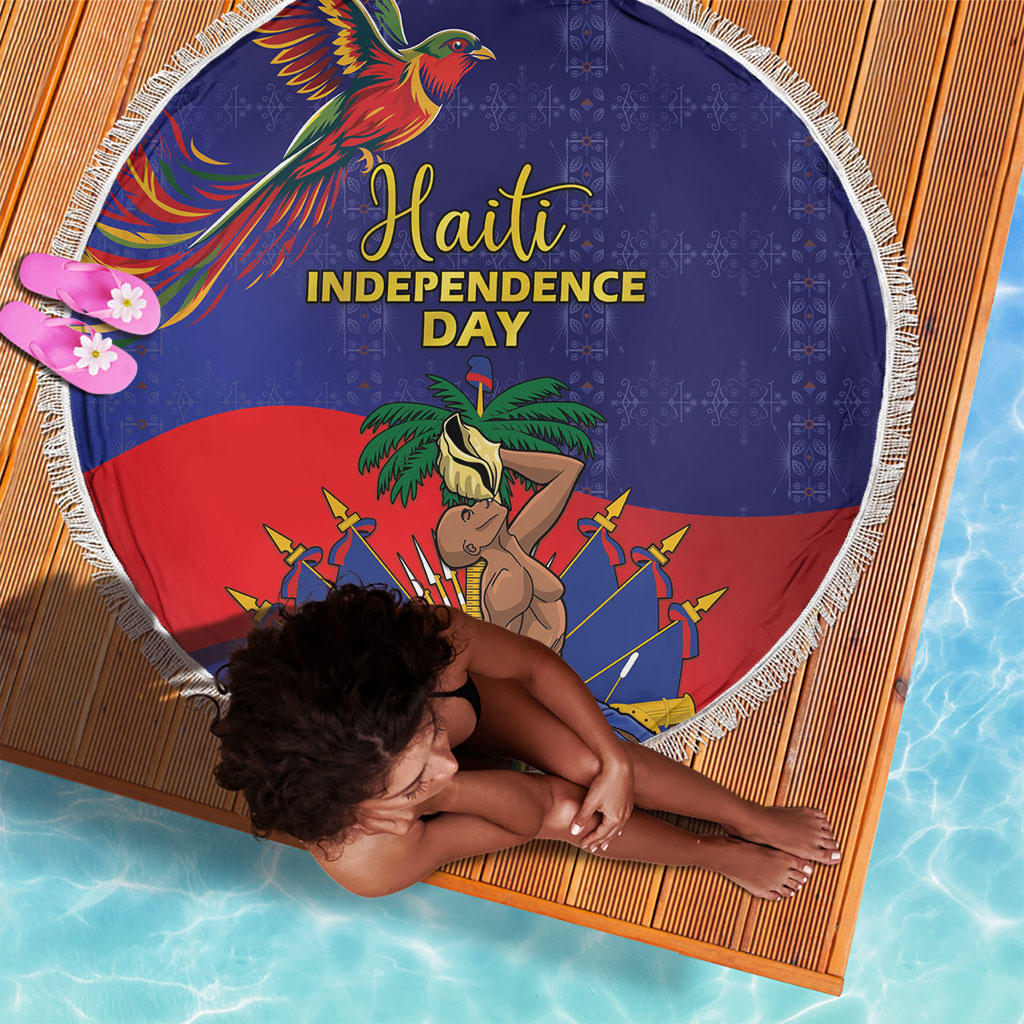 Haiti Independence Day Beach Blanket Ayiti Freedom Heritage