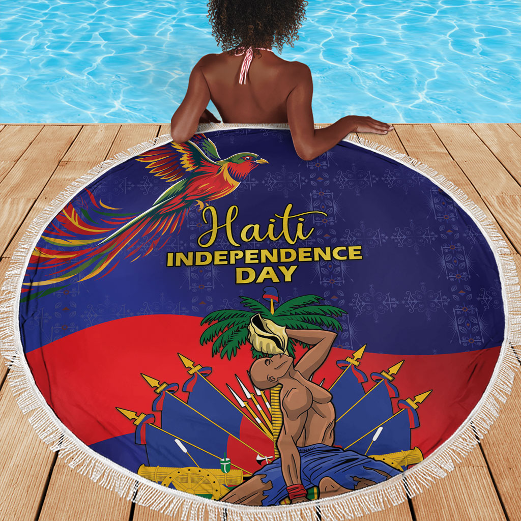 Haiti Independence Day Beach Blanket Ayiti Freedom Heritage