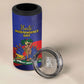Haiti Independence Day 4 in 1 Can Cooler Tumbler Ayiti Freedom Heritage