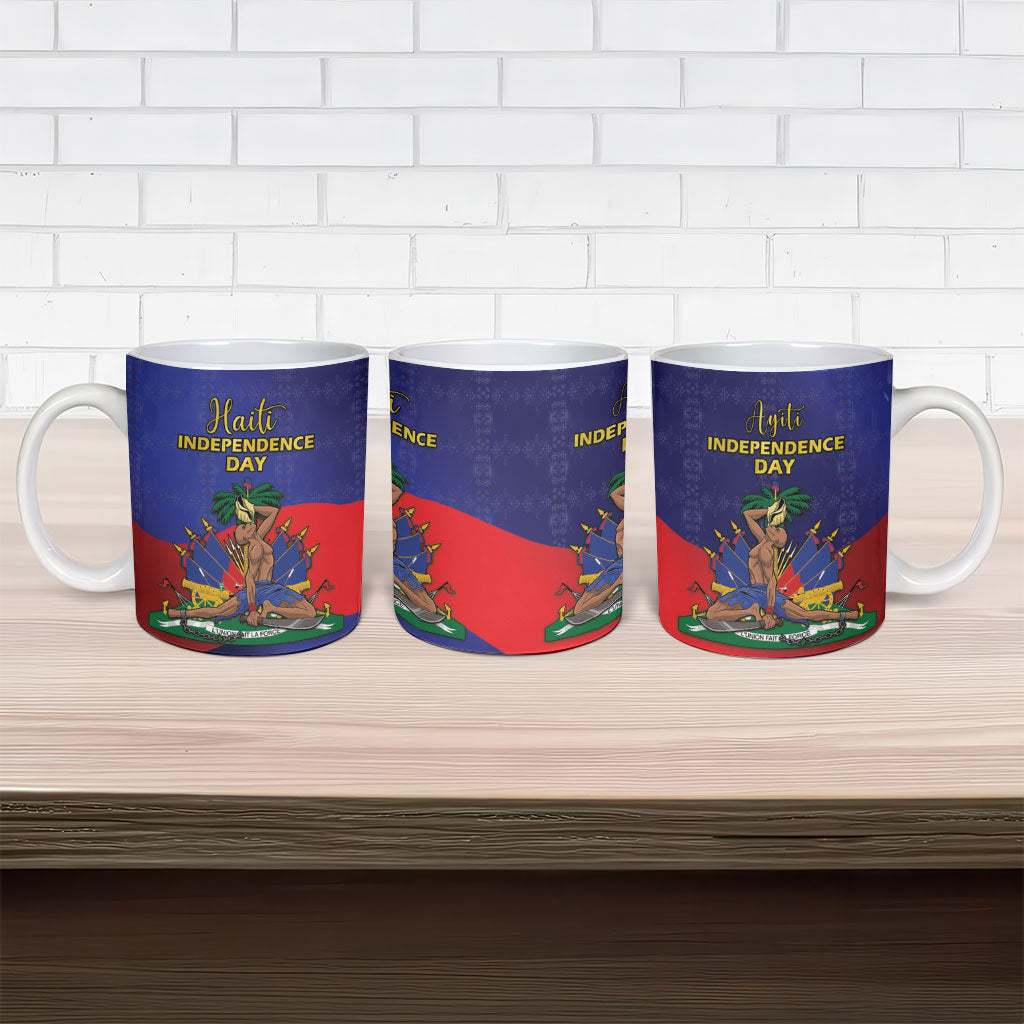 Haiti Independence Day Ceramic Mug Ayiti Freedom Heritage