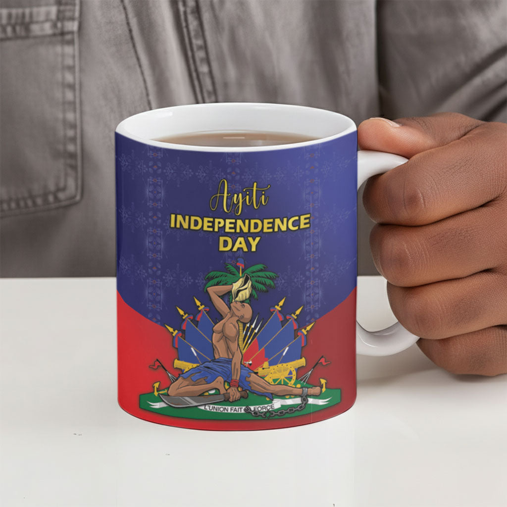 Haiti Independence Day Ceramic Mug Ayiti Freedom Heritage