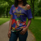 Haiti Independence Day Cross Shoulder Shirt Ayiti Freedom Heritage