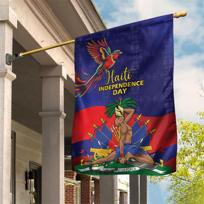 Haiti Independence Day Garden Flag Ayiti Freedom Heritage