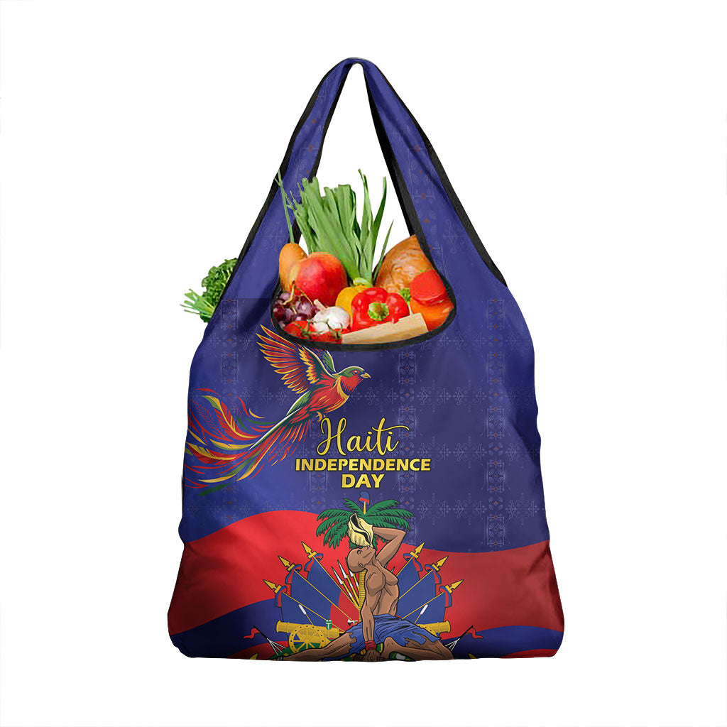 Haiti Independence Day Grocery Bag Ayiti Freedom Heritage