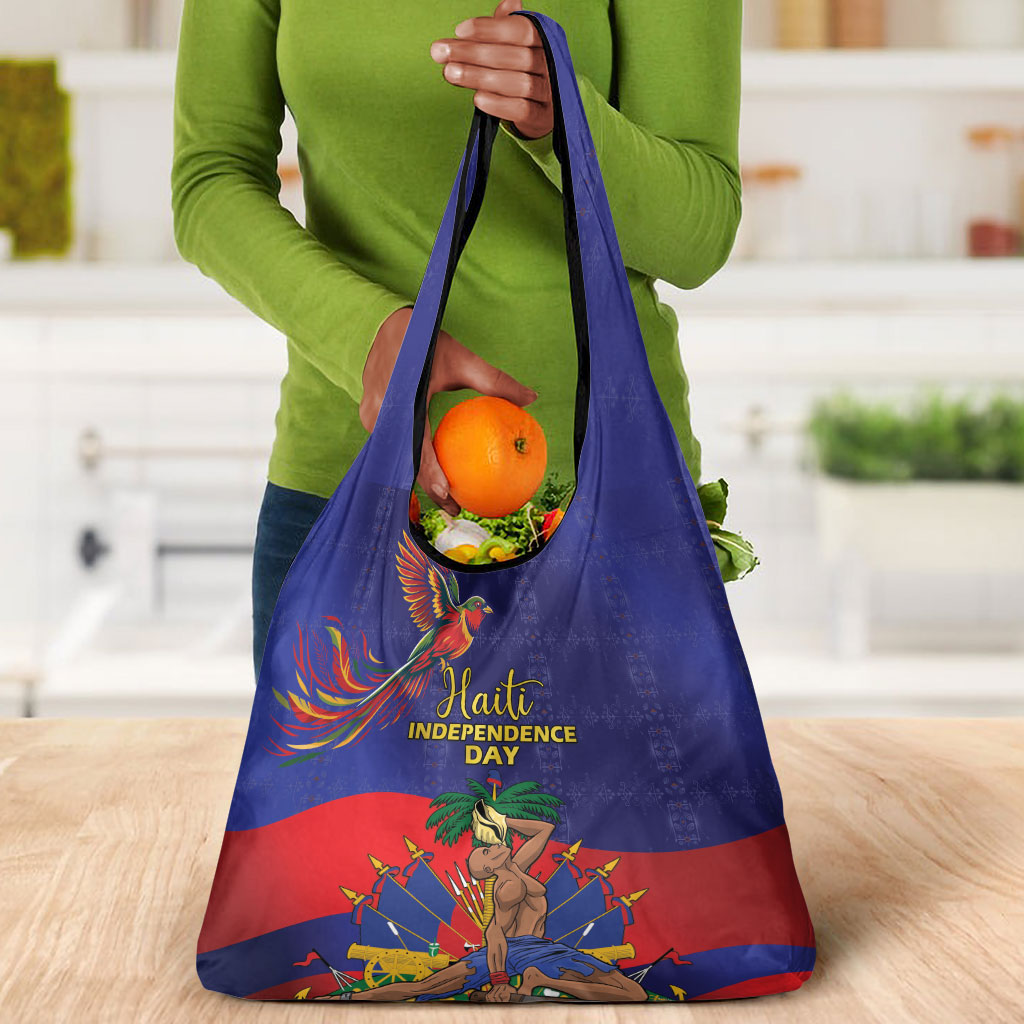 Haiti Independence Day Grocery Bag Ayiti Freedom Heritage