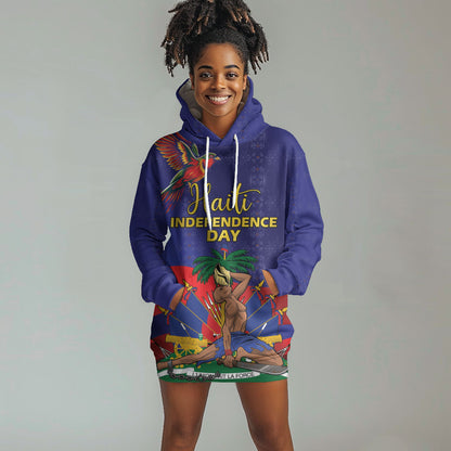 Haiti Independence Day Hoodie Dress Ayiti Freedom Heritage