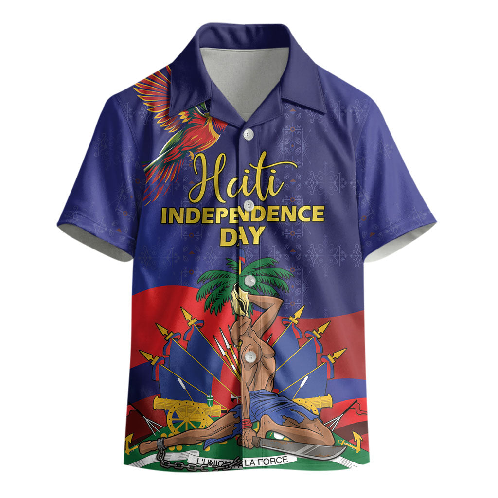 Haiti Independence Day Kid Hawaiian Shirt Ayiti Freedom Heritage