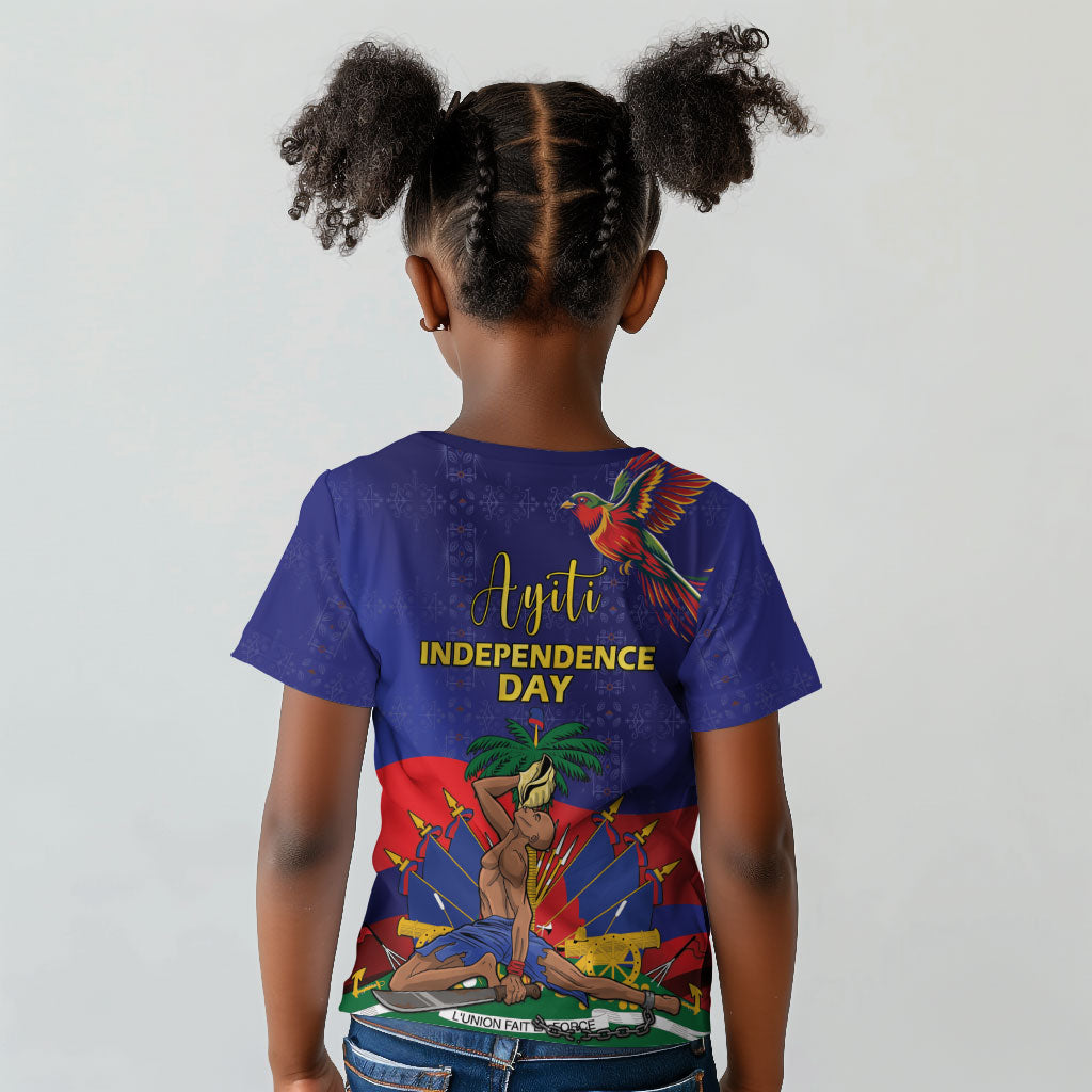 Haiti Independence Day Kid T shirt Ayiti Freedom Heritage
