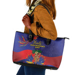 Haiti Independence Day Leather Tote Bag Ayiti Freedom Heritage