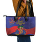 Haiti Independence Day Leather Tote Bag Ayiti Freedom Heritage