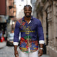 Haiti Independence Day Long Sleeve Button Shirt Ayiti Freedom Heritage