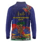 Haiti Independence Day Long Sleeve Polo Shirt Ayiti Freedom Heritage