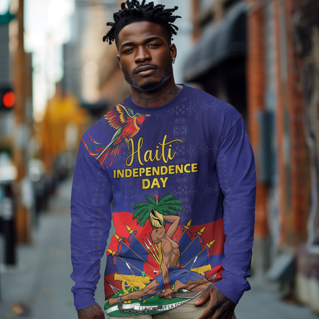 Haiti Independence Day Long Sleeve Shirt Ayiti Freedom Heritage