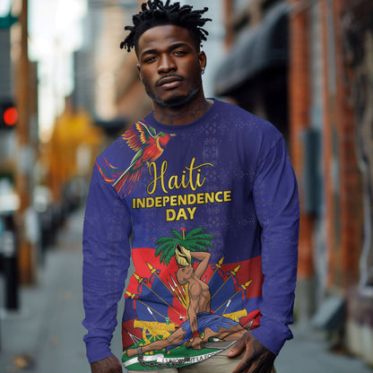 Haiti Independence Day Long Sleeve Shirt Ayiti Freedom Heritage
