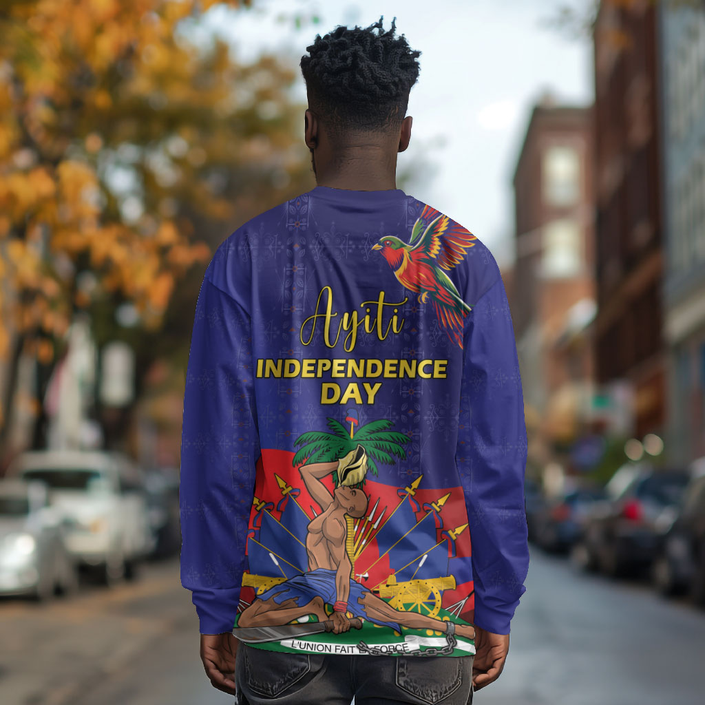 Haiti Independence Day Long Sleeve Shirt Ayiti Freedom Heritage