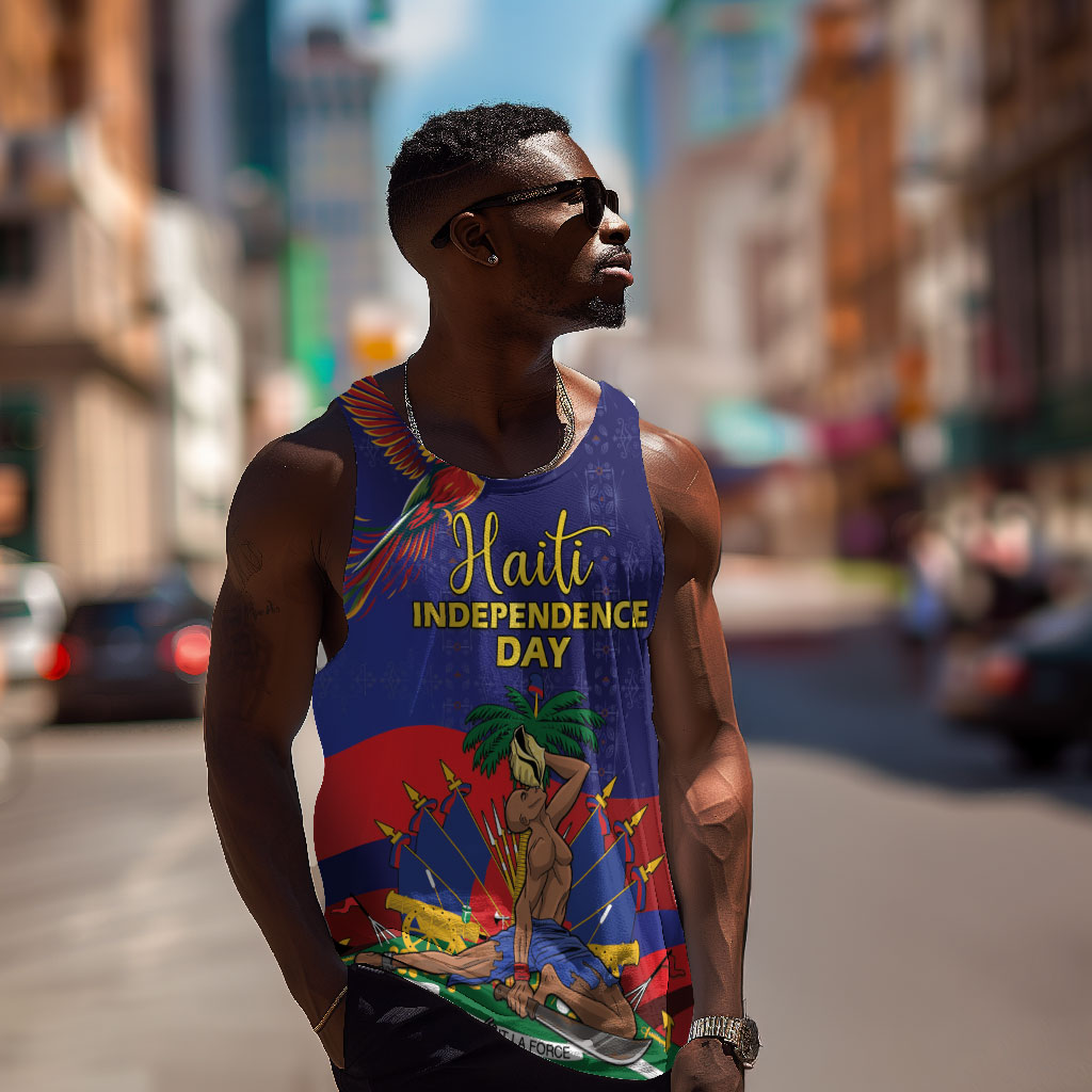 Haiti Independence Day Men Tank Top Ayiti Freedom Heritage