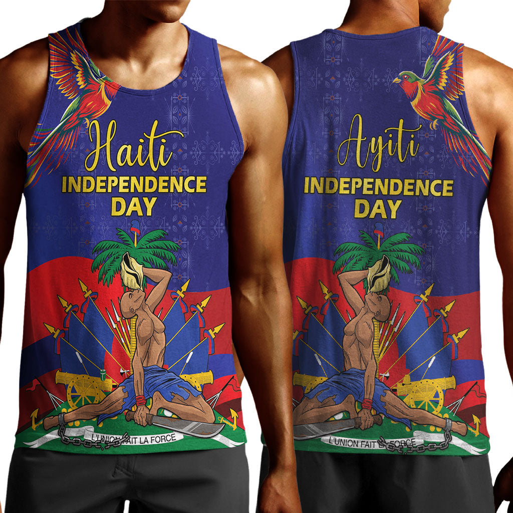 Haiti Independence Day Men Tank Top Ayiti Freedom Heritage