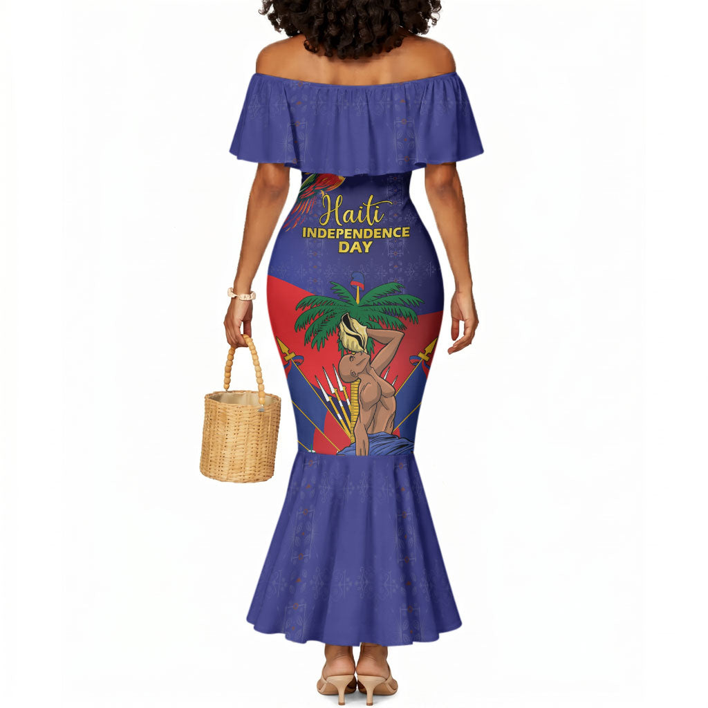 Haiti Independence Day Mermaid Dress Ayiti Freedom Heritage