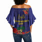 Haiti Independence Day Off Shoulder Wrap Waist Top Ayiti Freedom Heritage