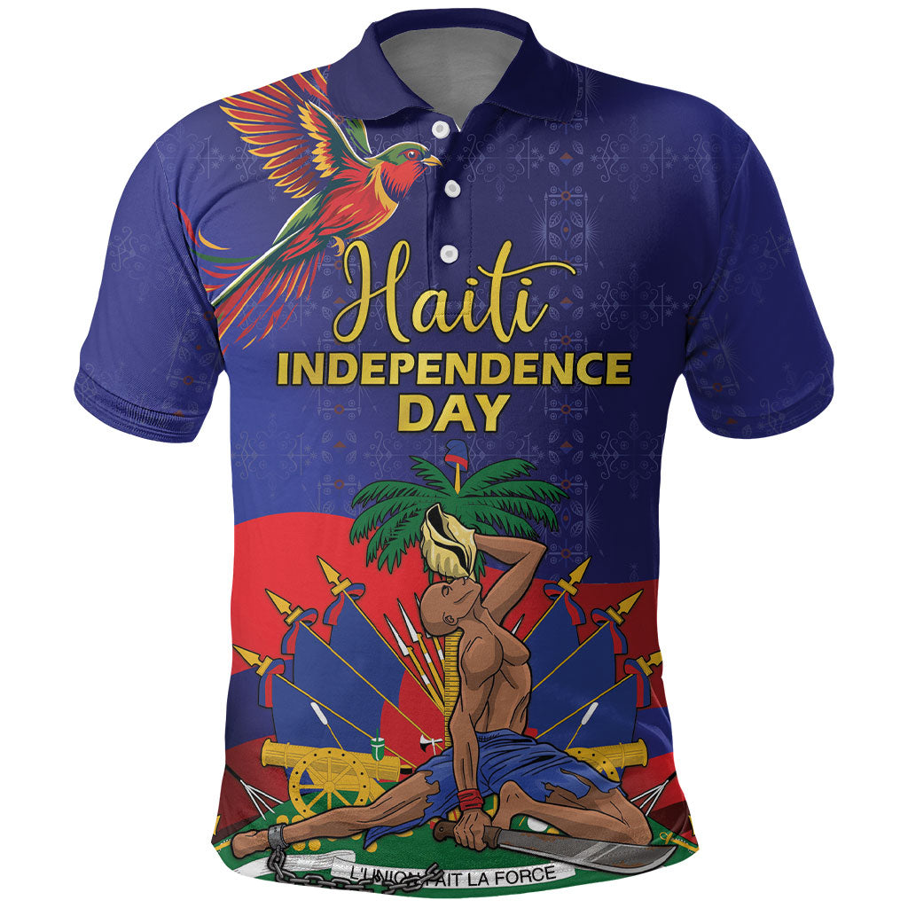 Haiti Independence Day Polo Shirt Ayiti Freedom Heritage