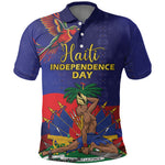 Haiti Independence Day Polo Shirt Ayiti Freedom Heritage