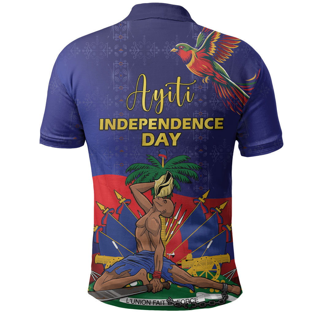 Haiti Independence Day Polo Shirt Ayiti Freedom Heritage