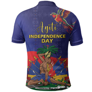 Haiti Independence Day Polo Shirt Ayiti Freedom Heritage
