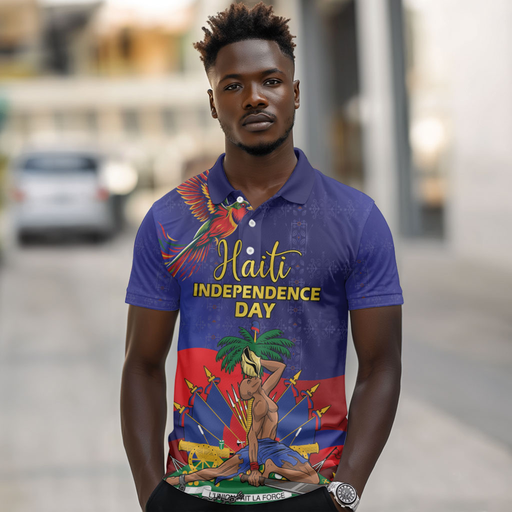 Haiti Independence Day Polo Shirt Ayiti Freedom Heritage