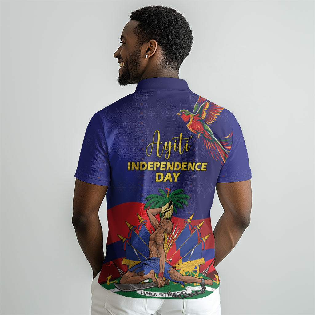 Haiti Independence Day Polo Shirt Ayiti Freedom Heritage