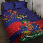 Haiti Independence Day Quilt Bed Set Ayiti Freedom Heritage