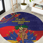 Haiti Independence Day Round Carpet Ayiti Freedom Heritage