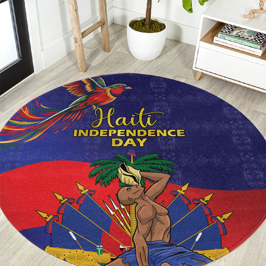 Haiti Independence Day Round Carpet Ayiti Freedom Heritage
