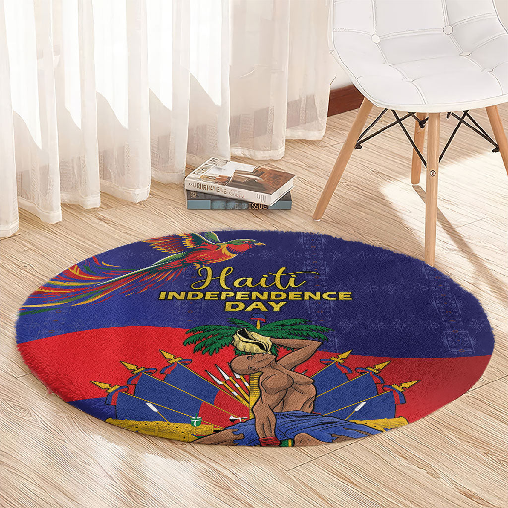 Haiti Independence Day Round Carpet Ayiti Freedom Heritage