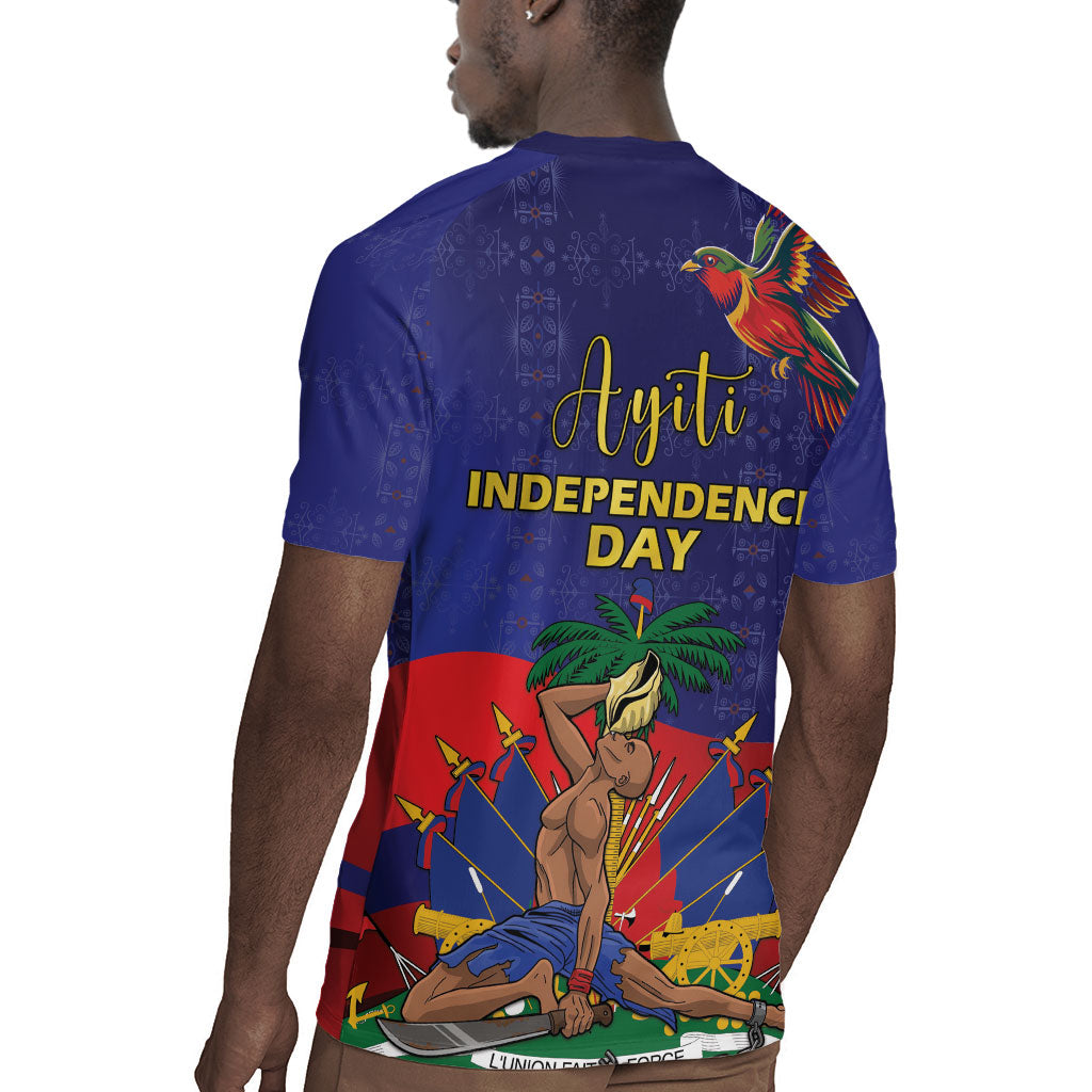 Haiti Independence Day Rugby Jersey Ayiti Freedom Heritage