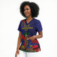 Haiti Independence Day Scrub Top Ayiti Freedom Heritage