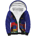 Haiti Independence Day Sherpa Hoodie Ayiti Freedom Heritage